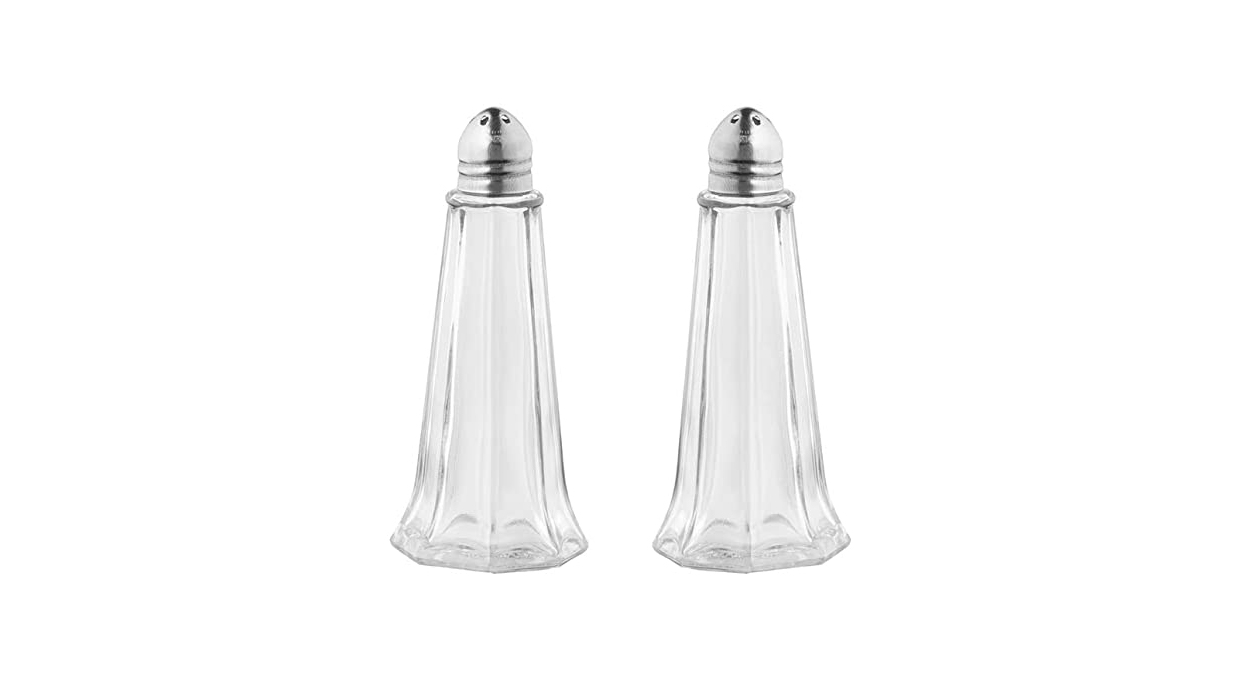 Salt & Pepper Set - Tall Glass