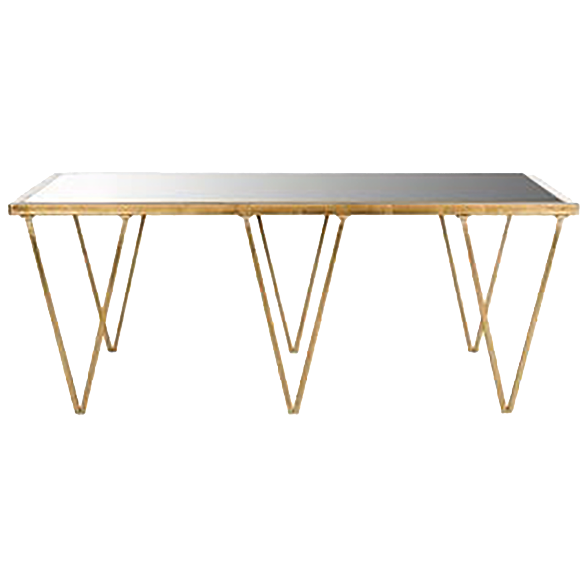 Architectural Mirrored Coffee Table