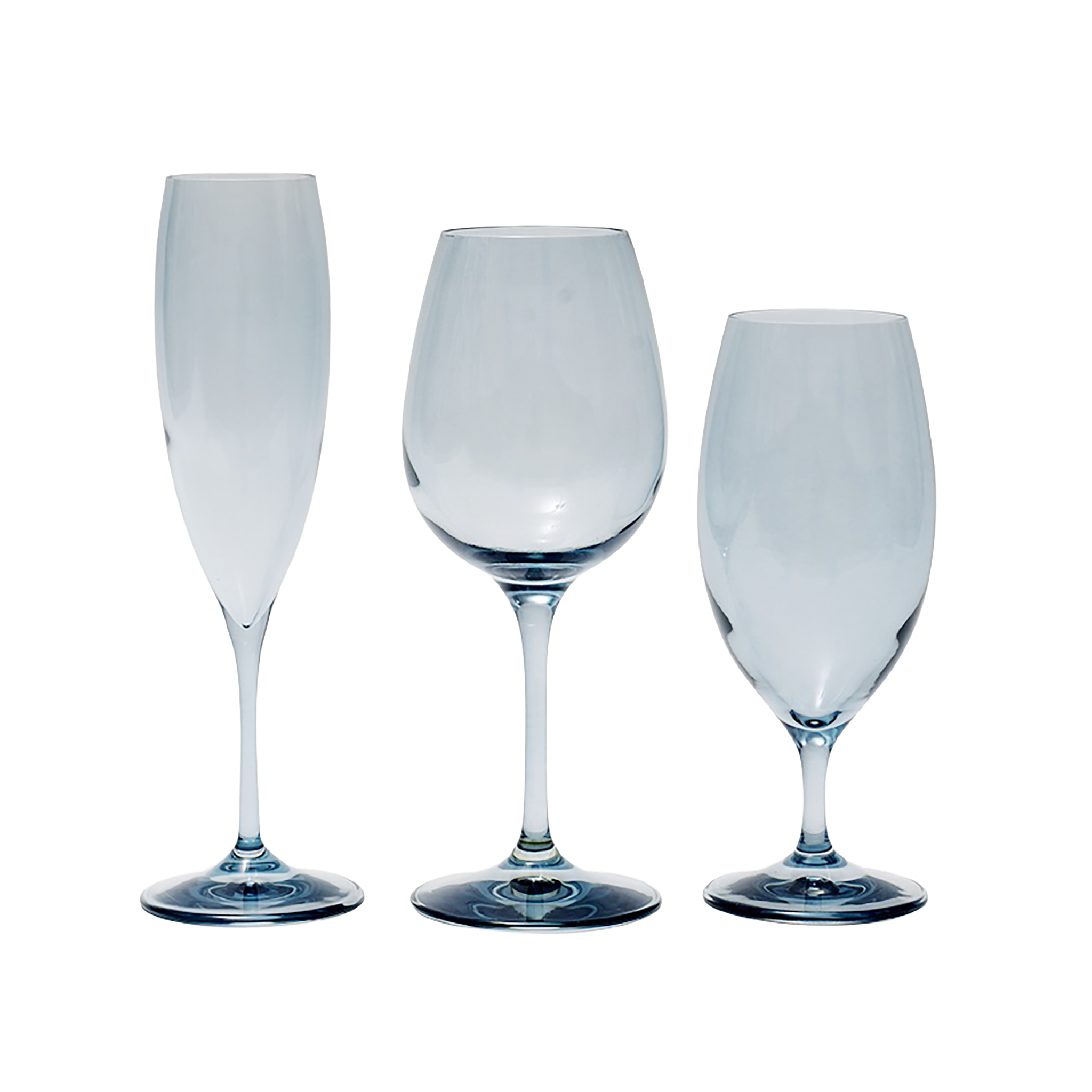 Aurora Blue Glassware Collection