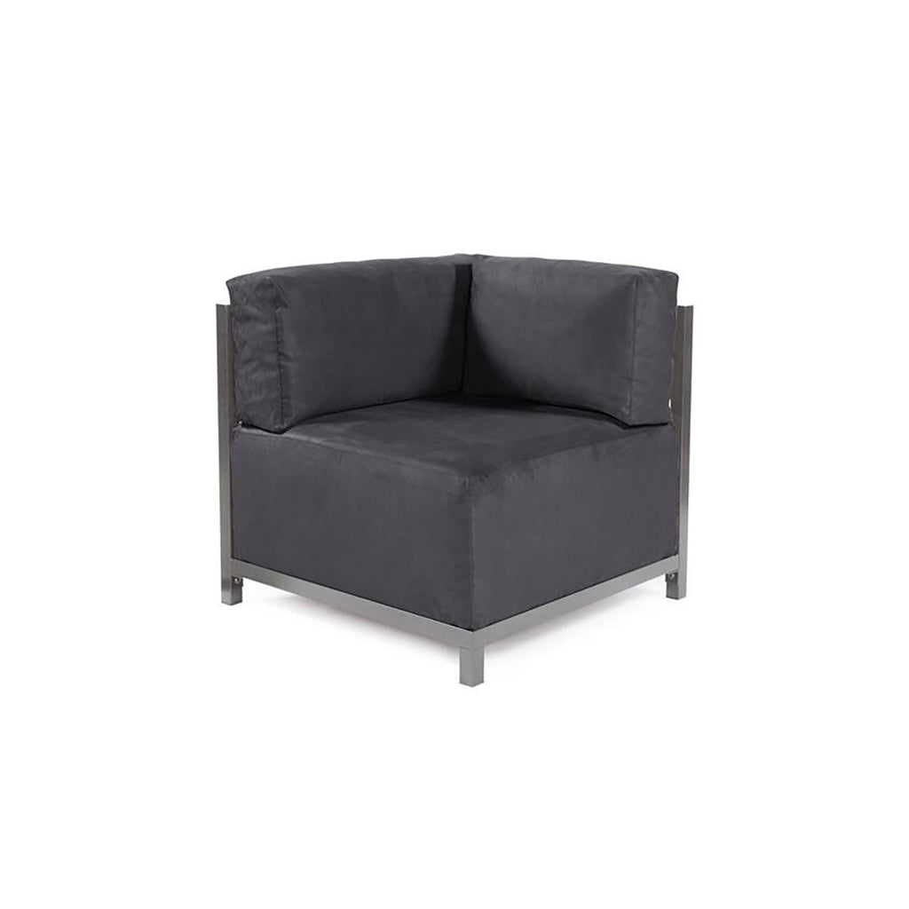 Axis Regency Grey Corner Chair w/ Titanium Frame