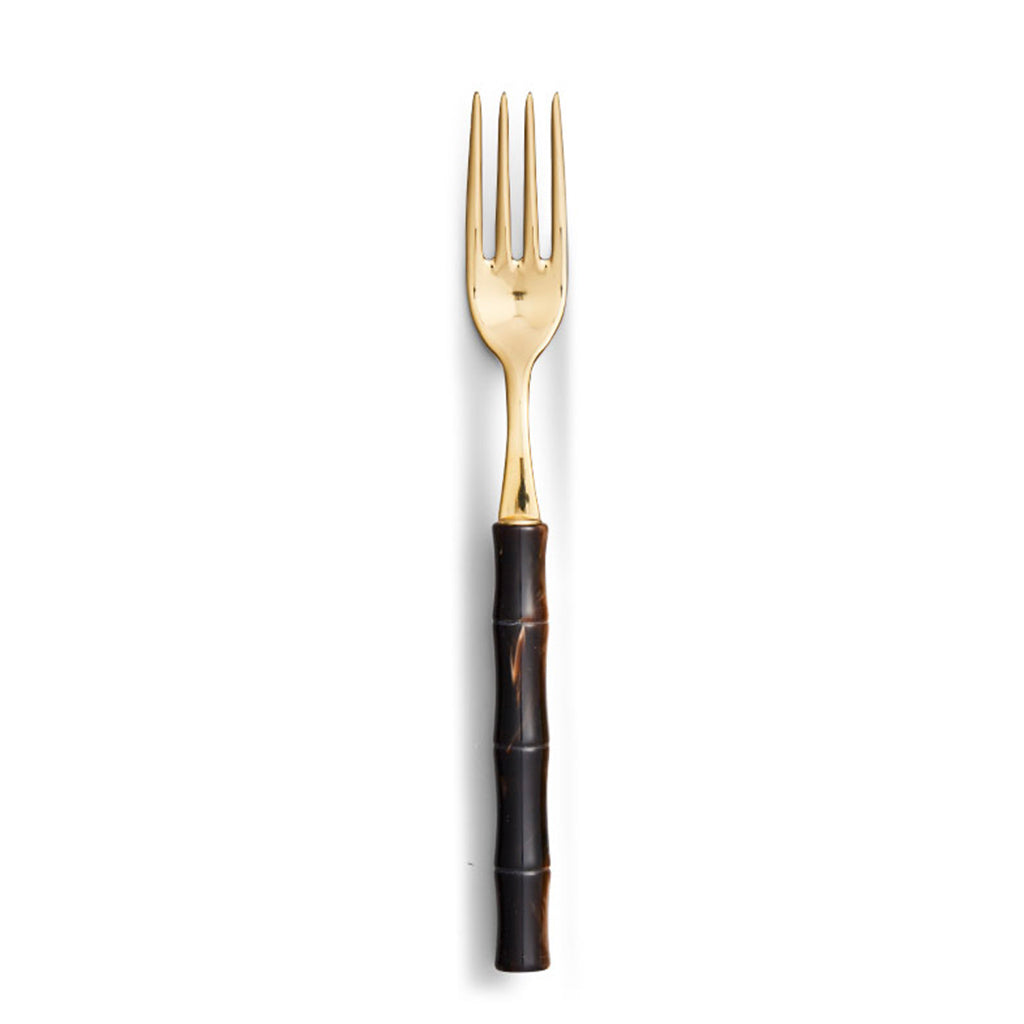 Bamboo Tigers Eye Gold Flatware