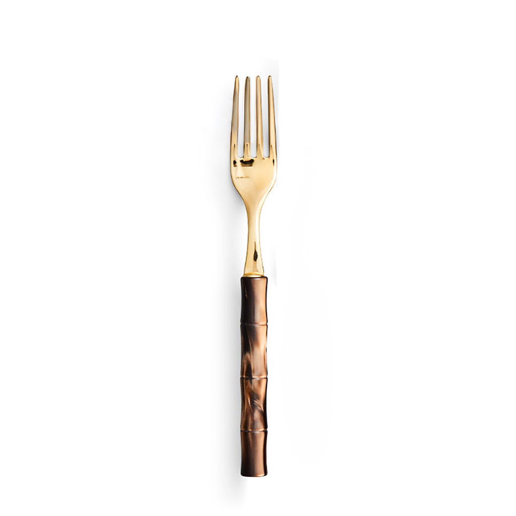 Bamboo Tigers Eye Gold Flatware