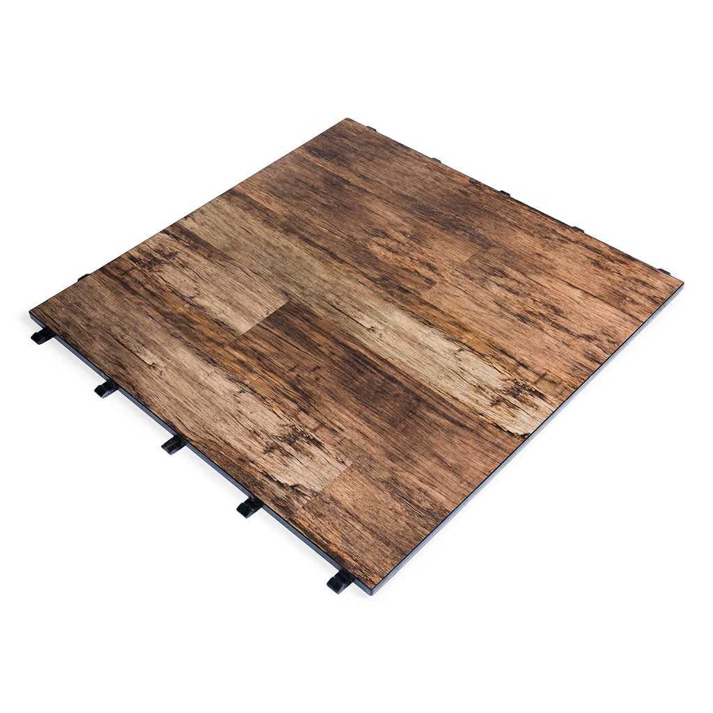 Barnwood Dance Floor 3' x 3' Panel