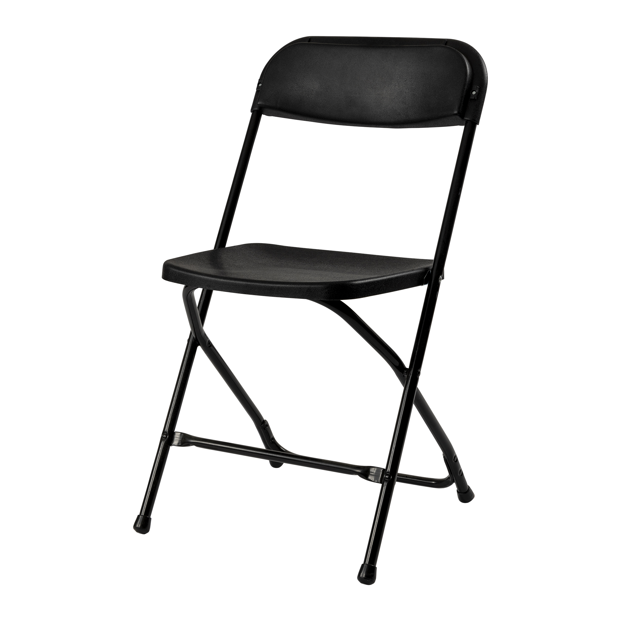 Black Plastic Folding Chair