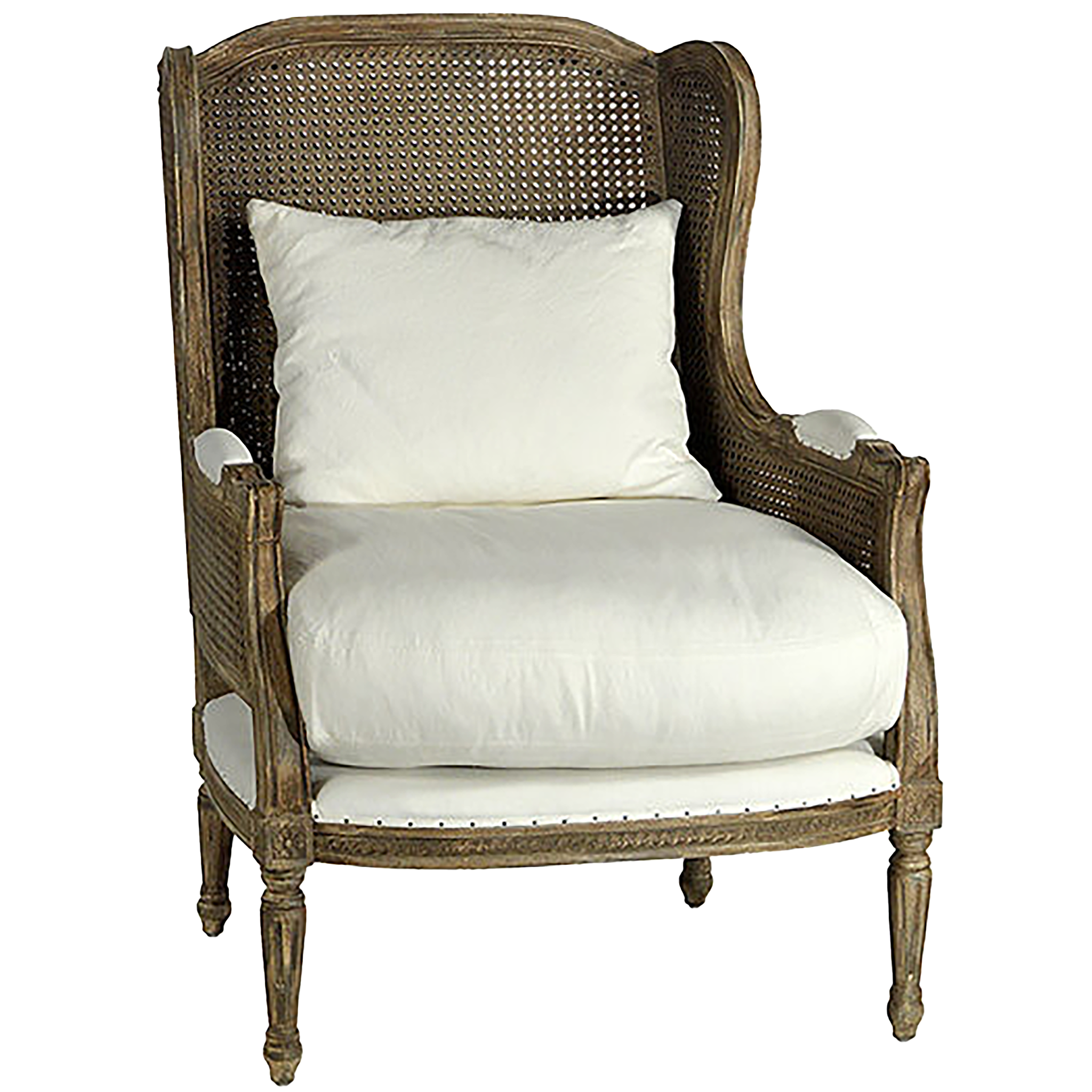 Cane Wingback Chair