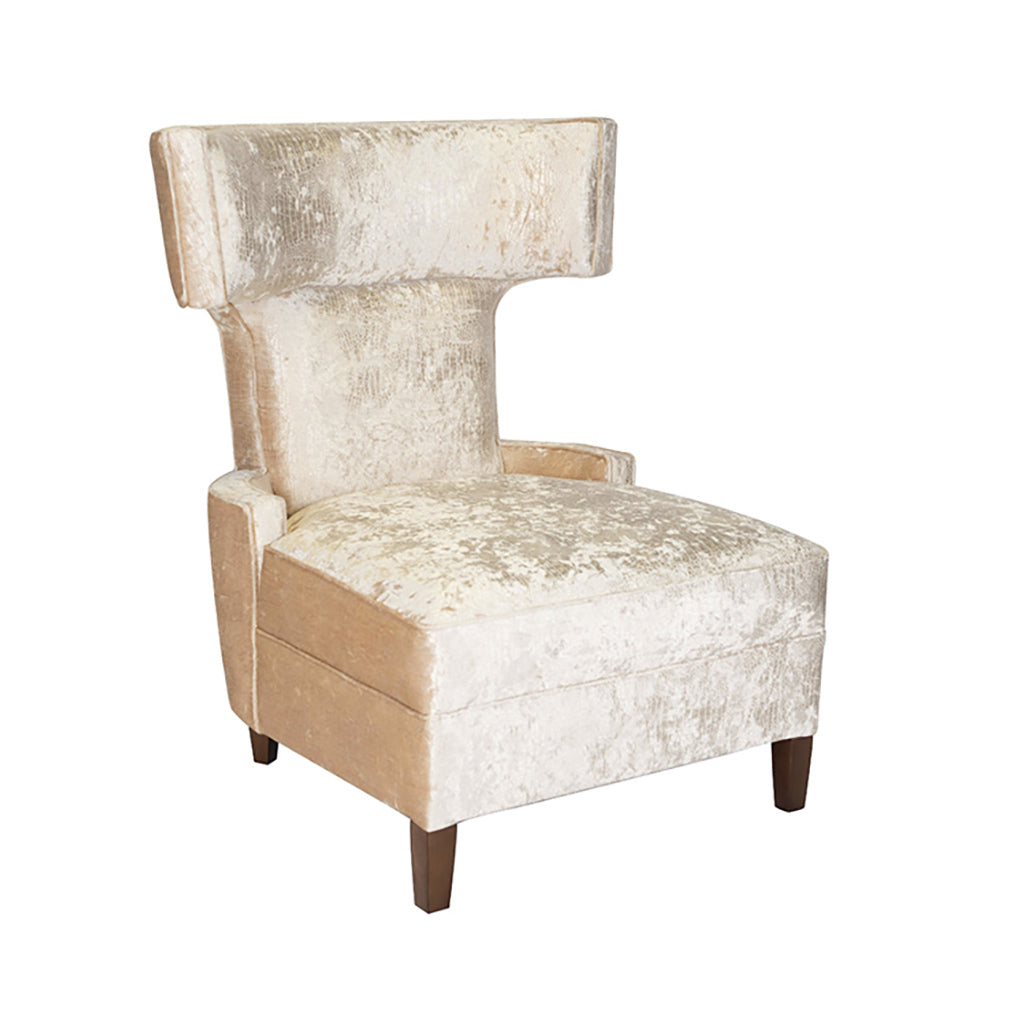 Cleopatra Cream Velvet Chair