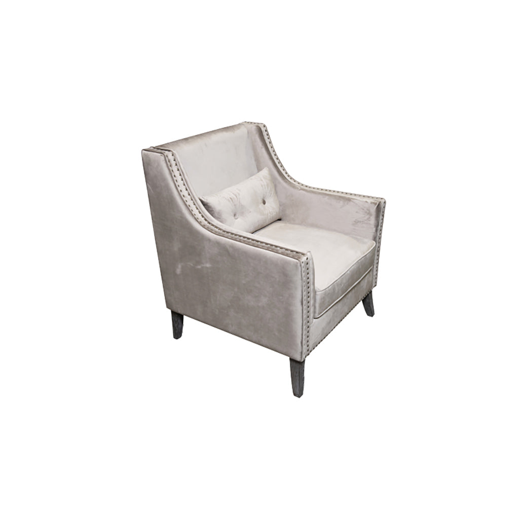 Contessa Truffle Velvet Chair