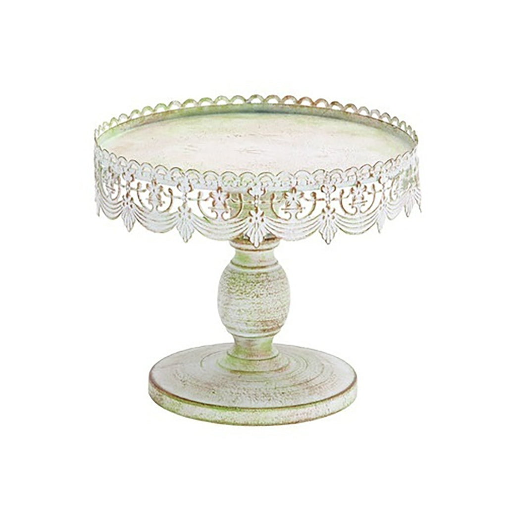 Dessert Stand - 10" Antique White
