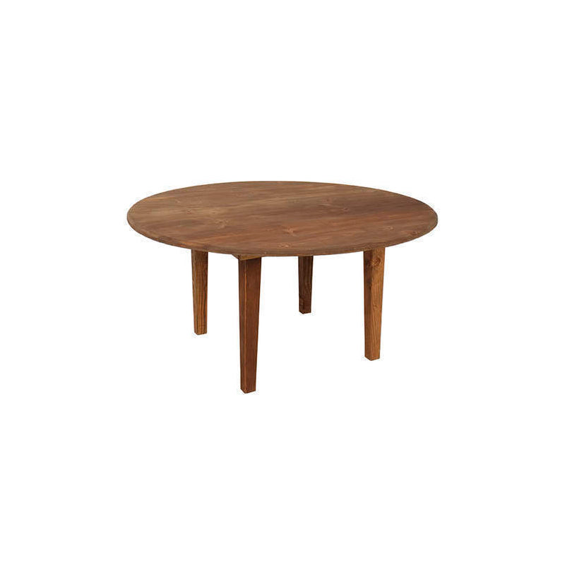 Farm Rustic Round Table - 66"