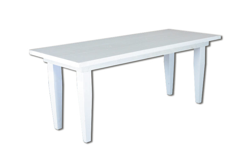 Farm White Banquet Table - 6' x 30"