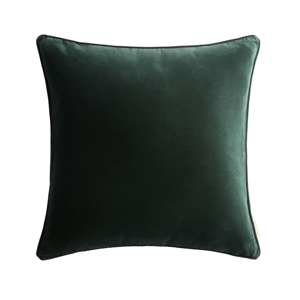 Forest Green Velvet Pillow