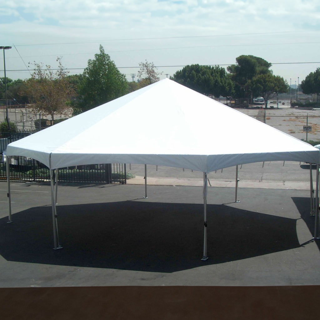 octa tent Frame Tent w White Top Octagon | Event Rental
