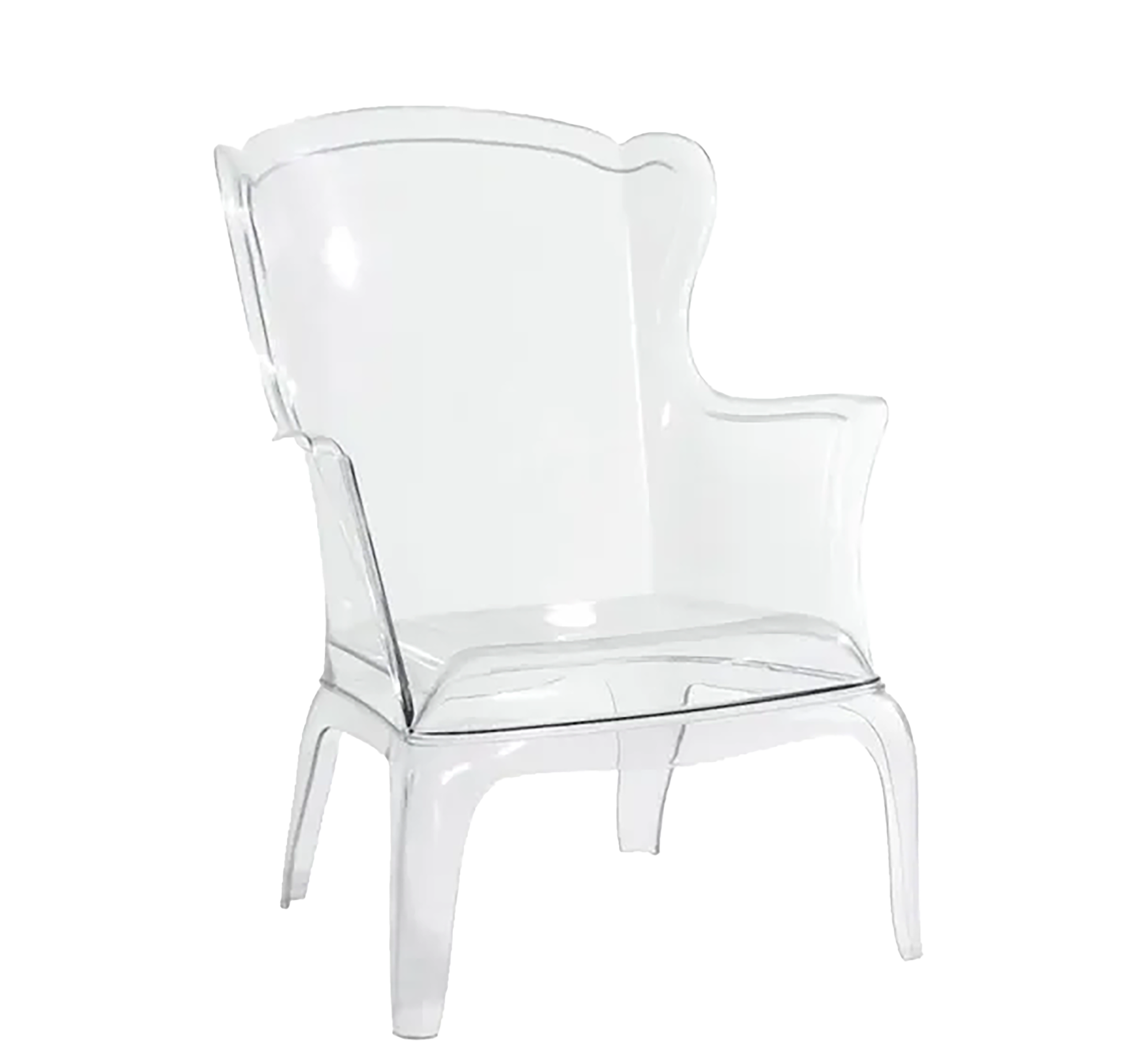 Ghost Wingback Chair
