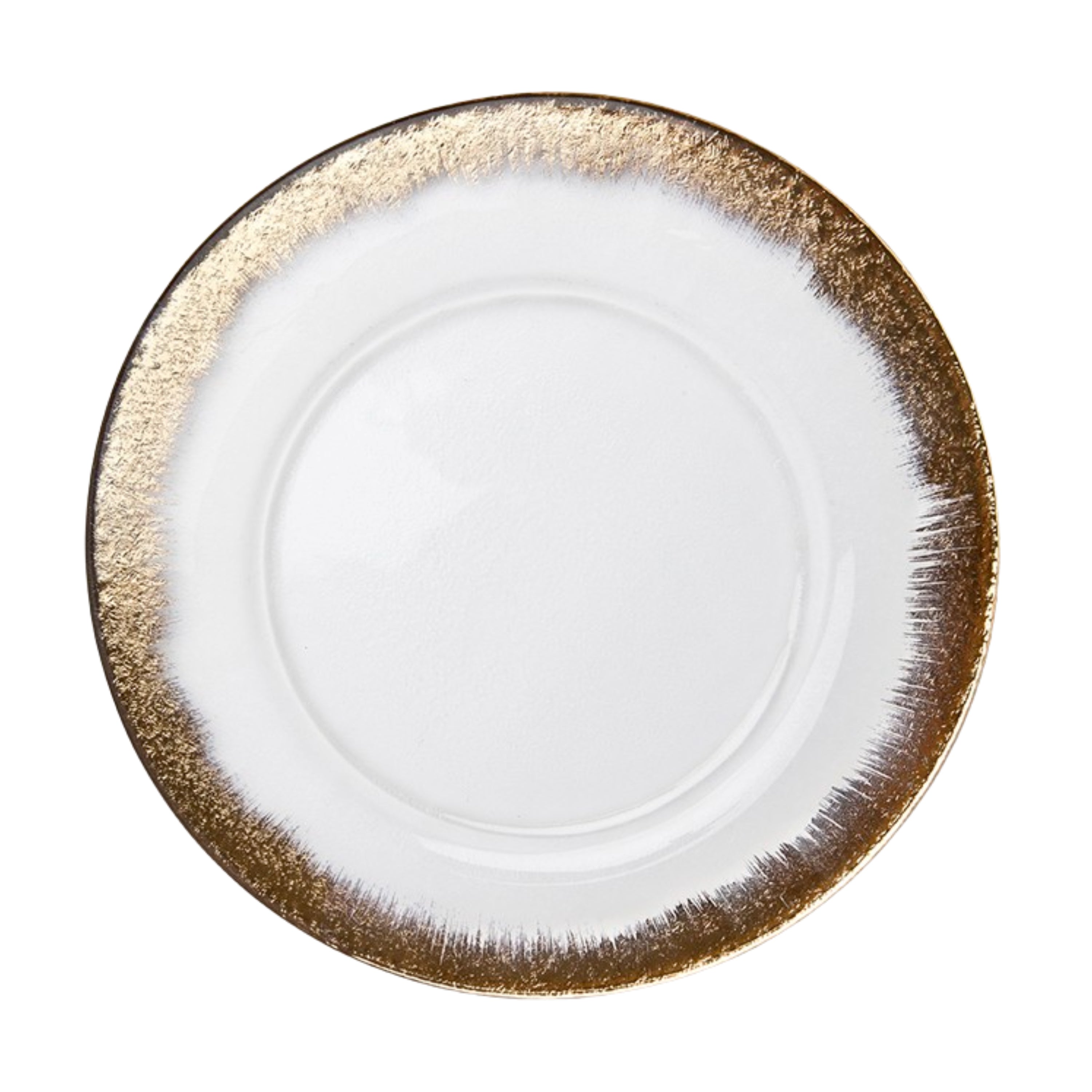 Glass Gold Charger