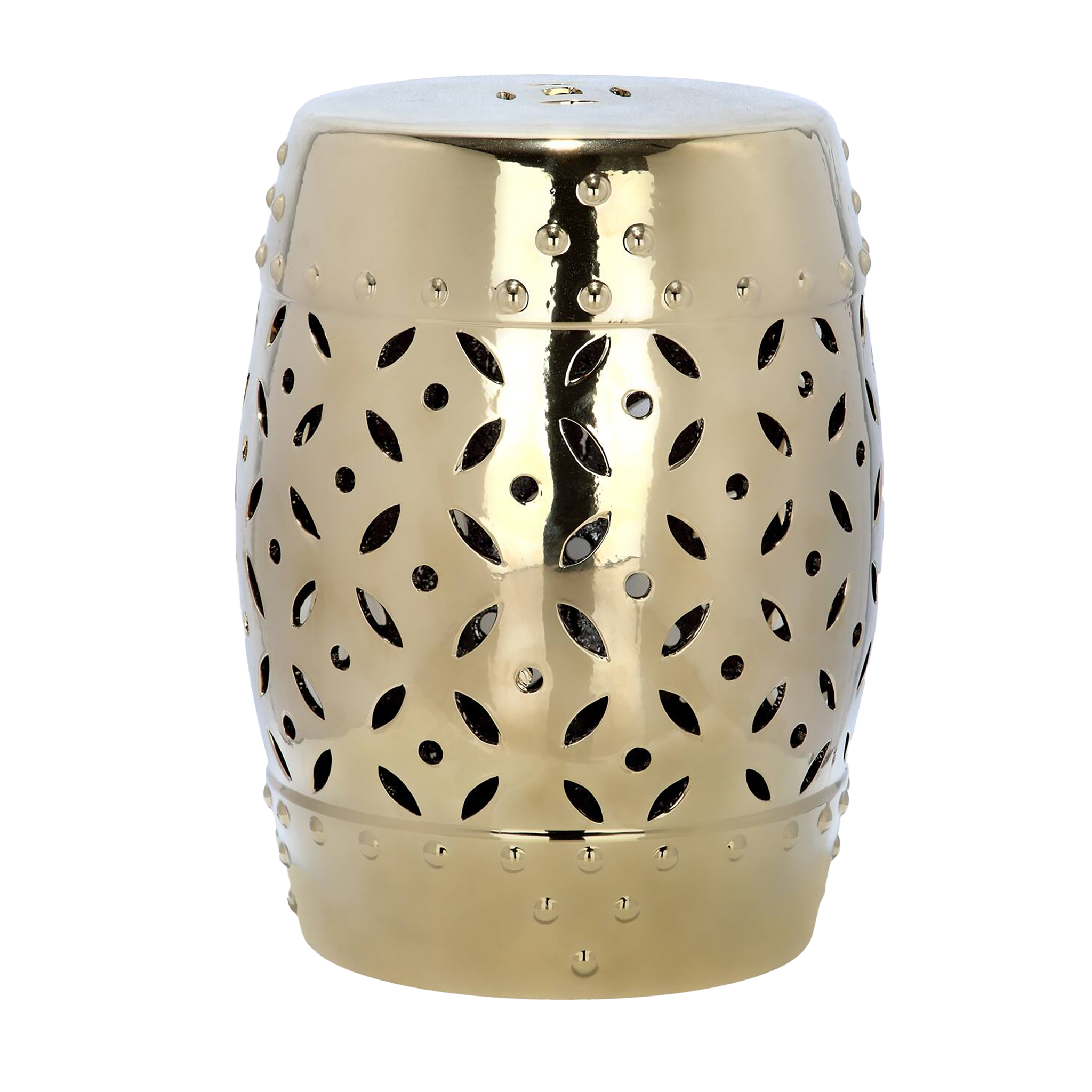 Gold Garden Stool