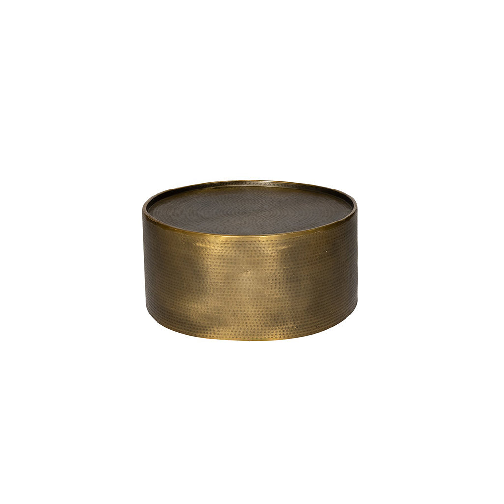 Gold Circle Side Table