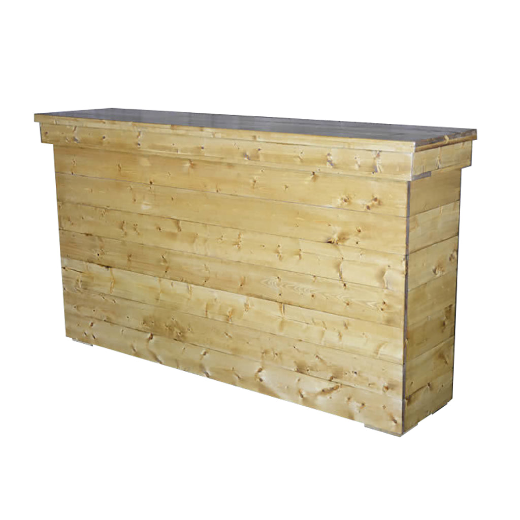Golden Oak Facade Bar