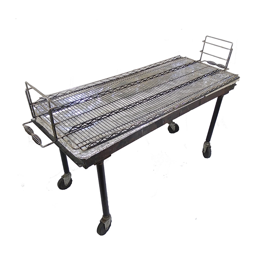 Grill w/ Wheels - Charcoal 2' x 5'