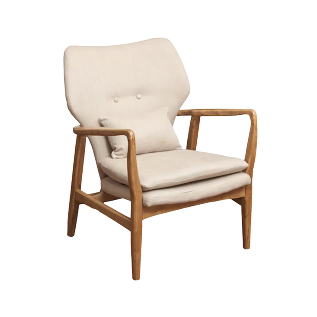 Henry Wheat Linen Armchair