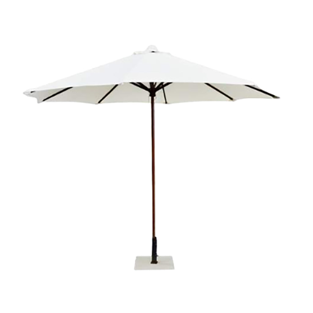 9' Ivory Market Umbrella