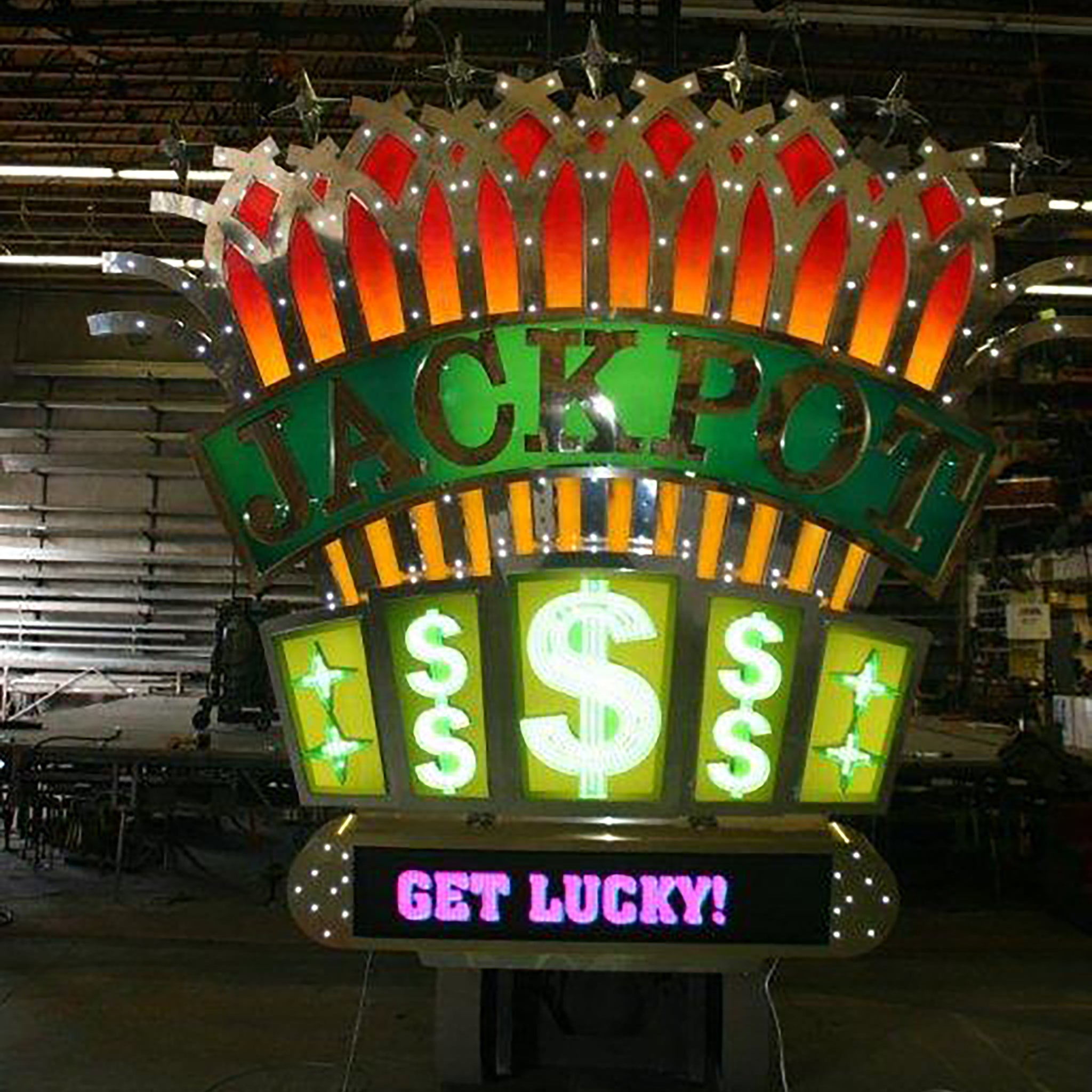 Jackpot Sign