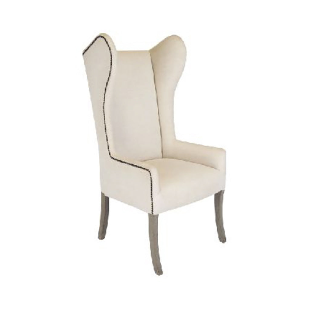 Langston Oatmeal Linen Wingback