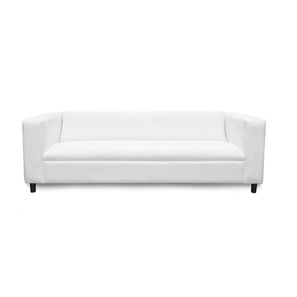 Leather White Canal Sofa