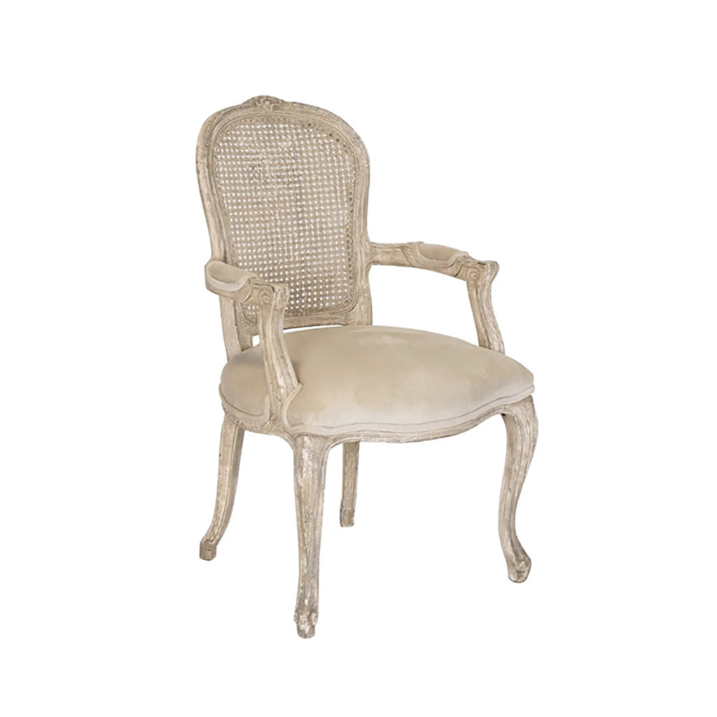 Madeline French Cane Back Chair