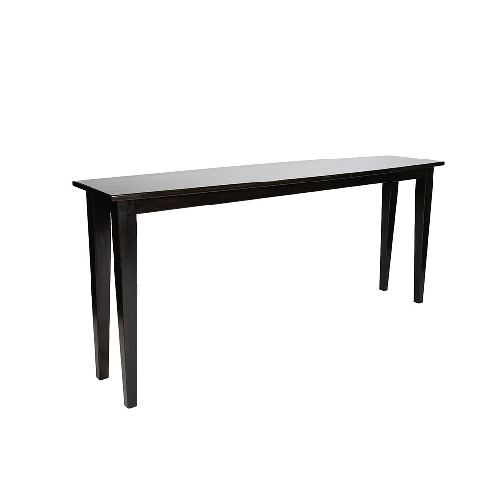 Mid Century Modern Black Communal Table
