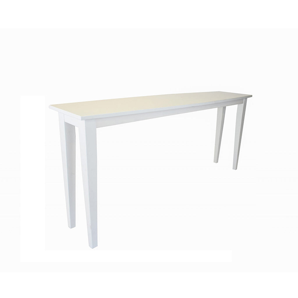Mid Century Modern White Communal Table