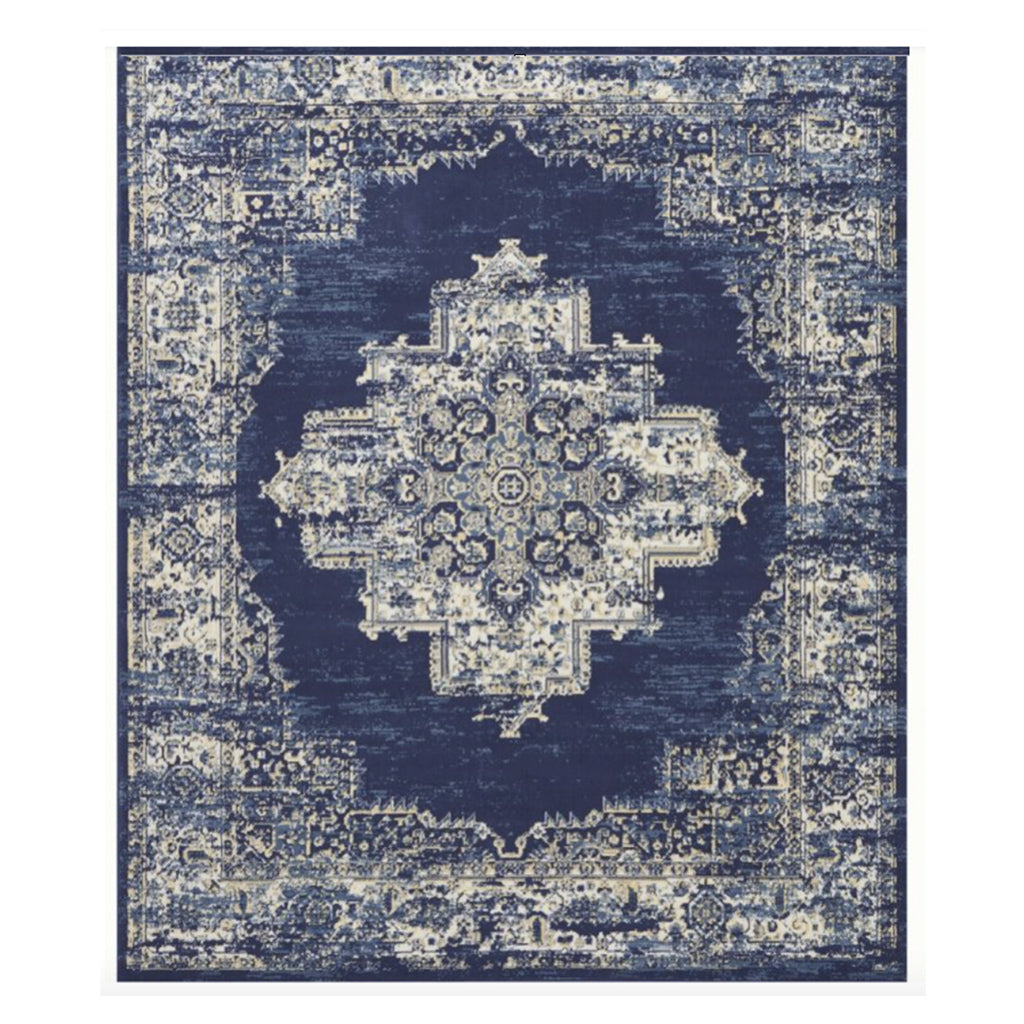 Navy Traditional Rug