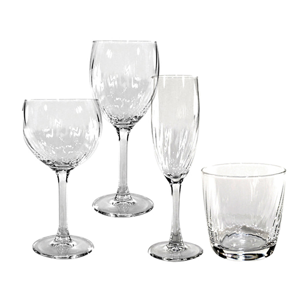 Optic Crystal Glassware Set