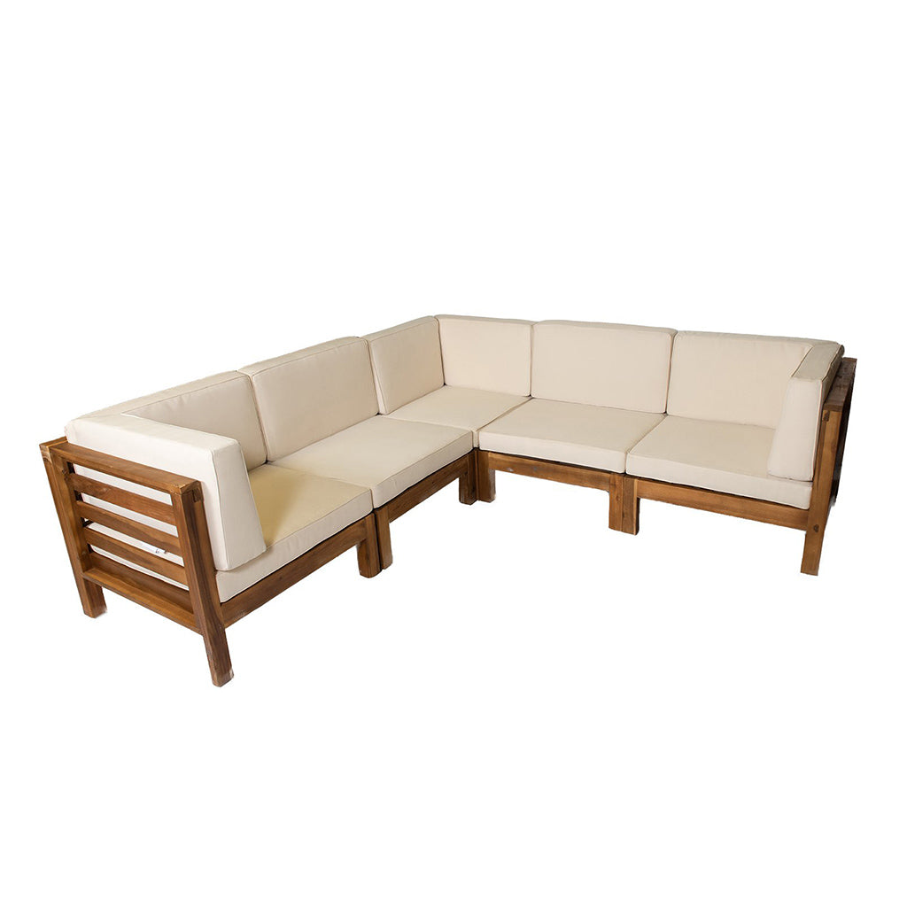 Panama Teak Outdoor Sectional