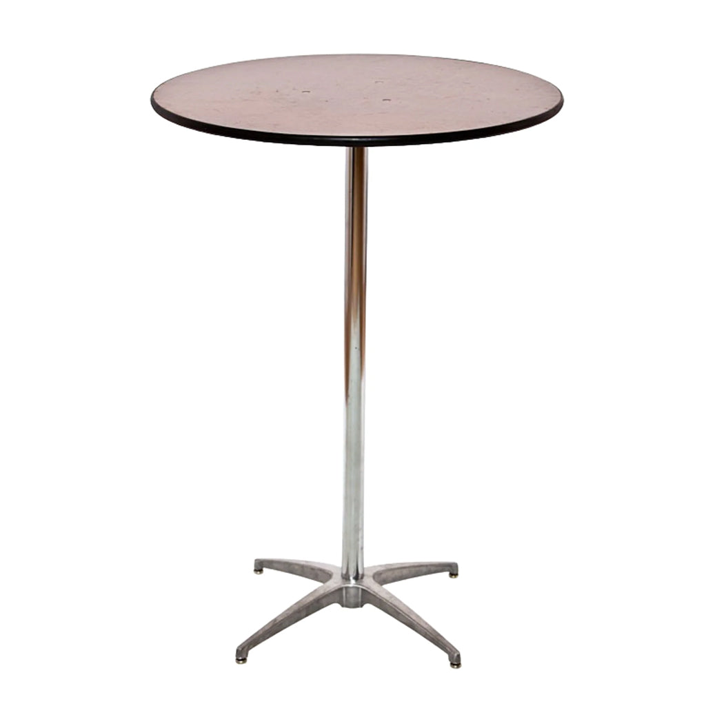 Round Pedestal Bar Height Table - 30"