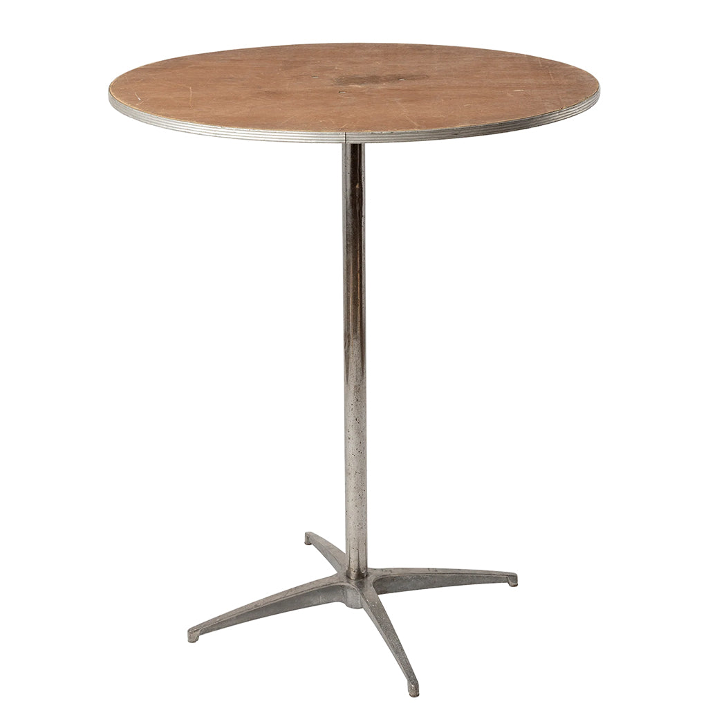 Round Pedestal Bar Height Table - 36"