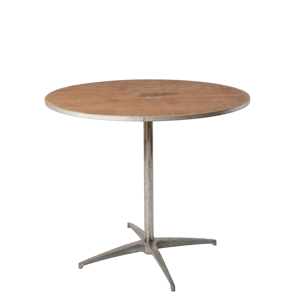 Round Pedestal Seat Height Table - 36"