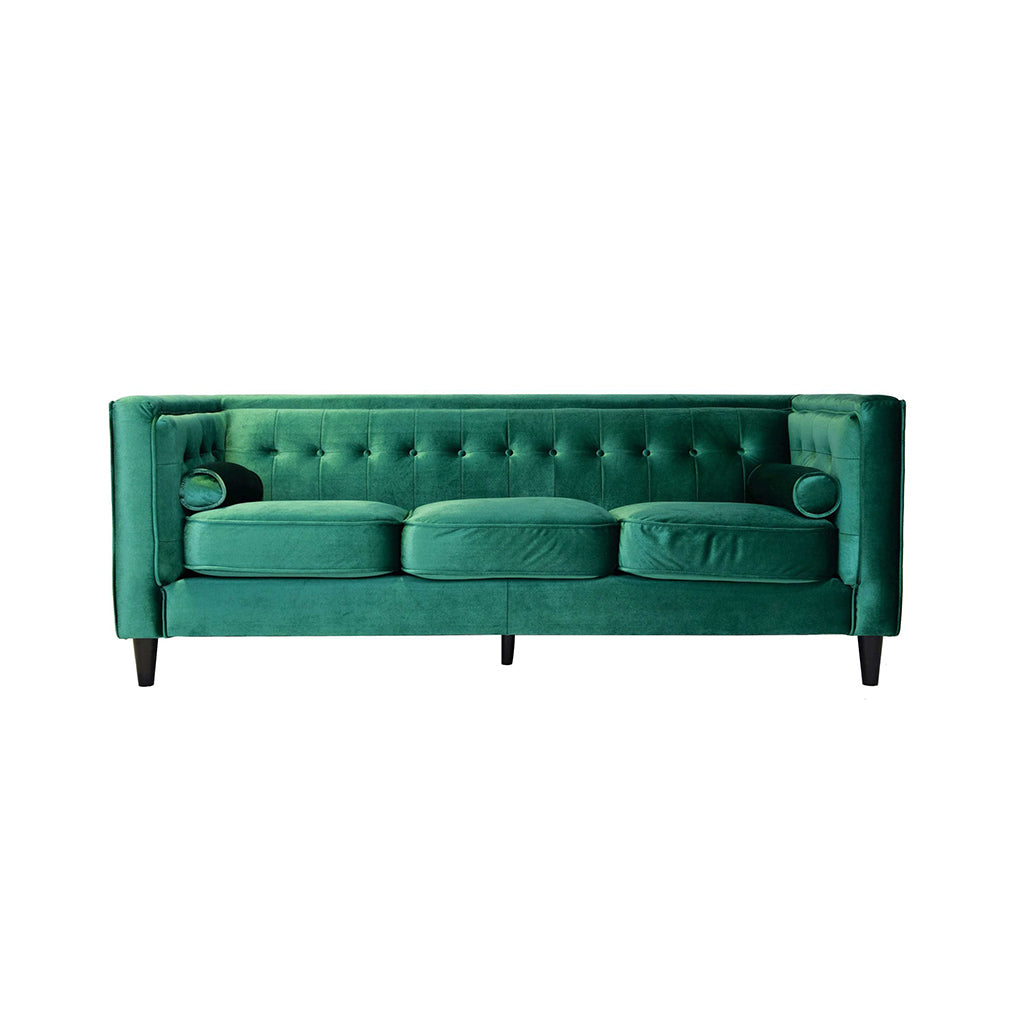 Presley Emerald Velvet Sofa