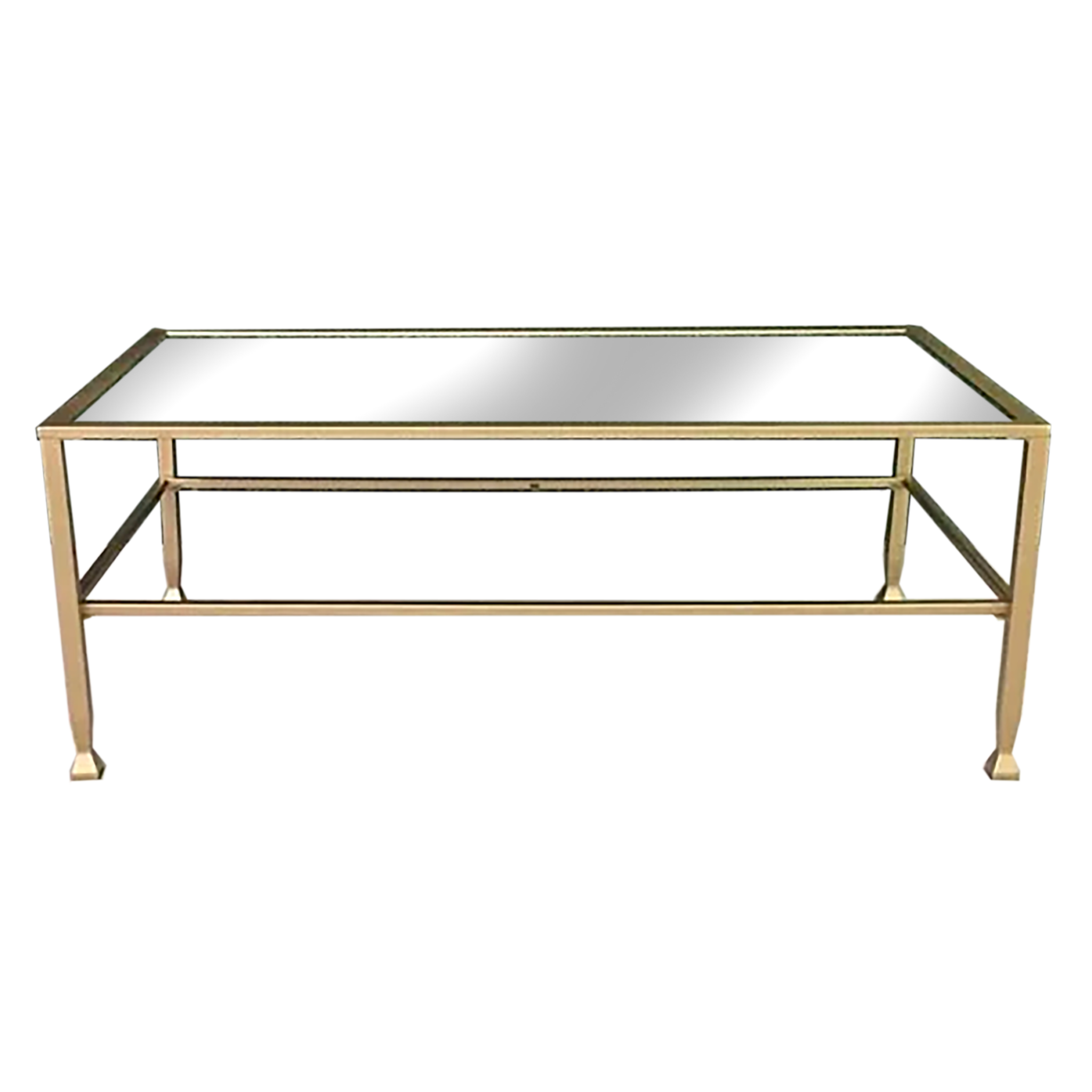 Rectangular Mirrored Coffee Table