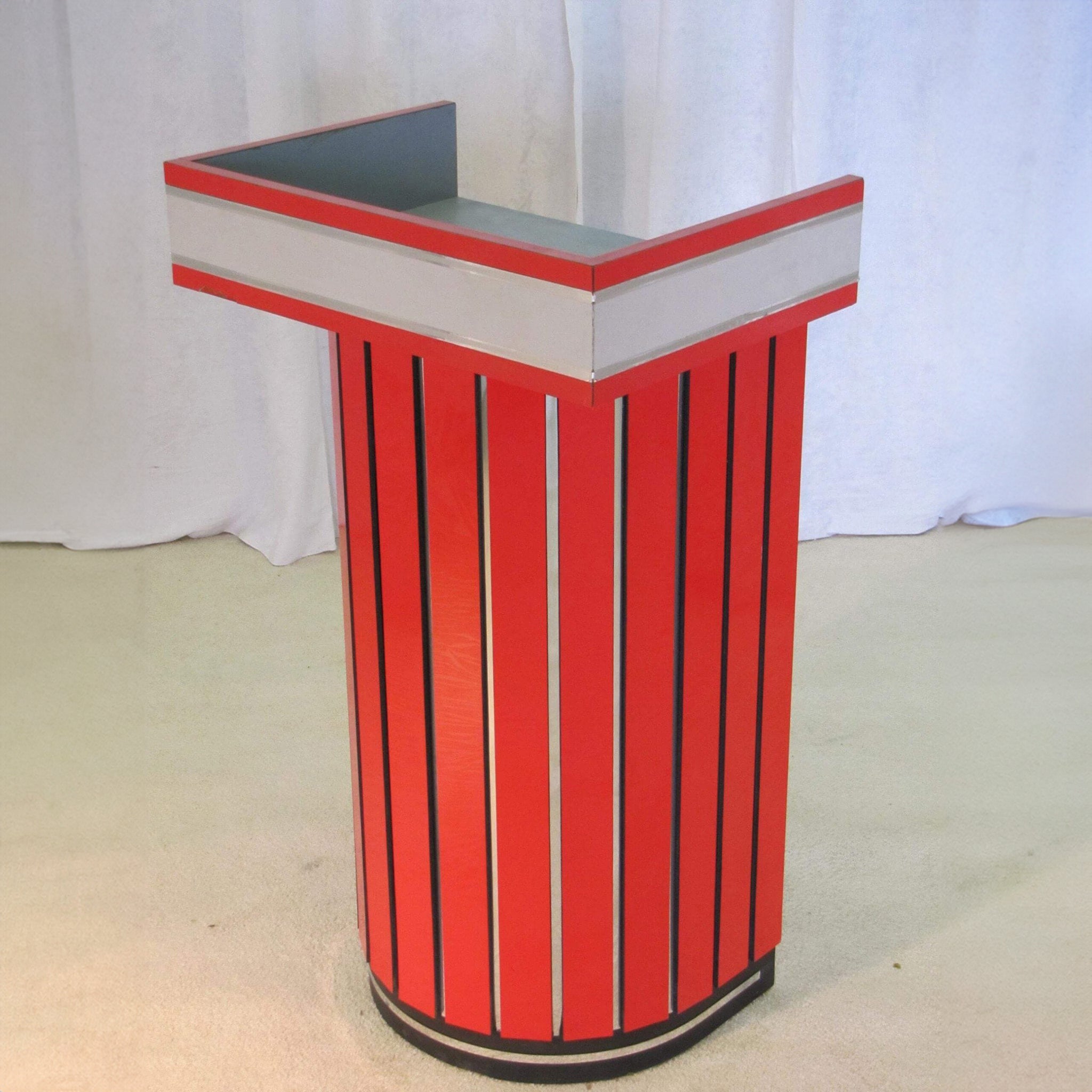 Red Laminate Podium
