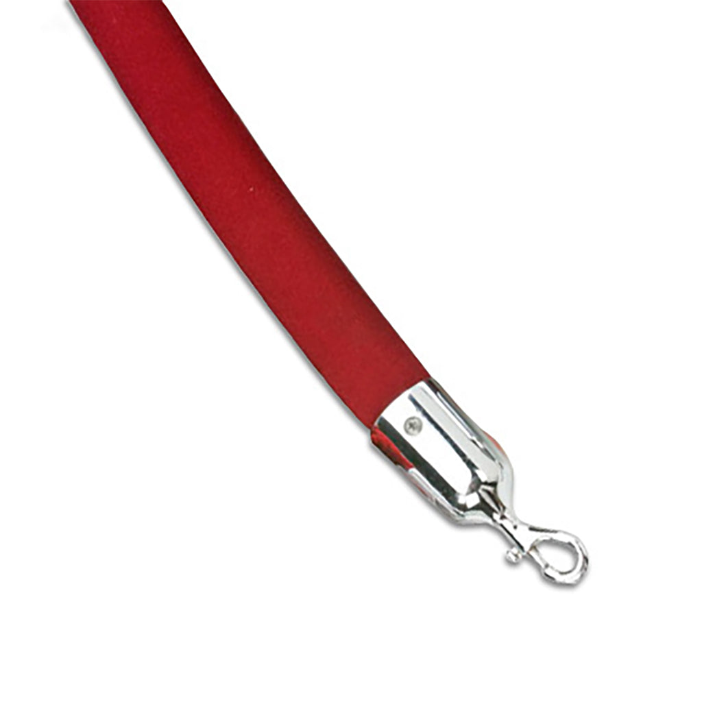 Red Velvet Stanchion Rope (4')