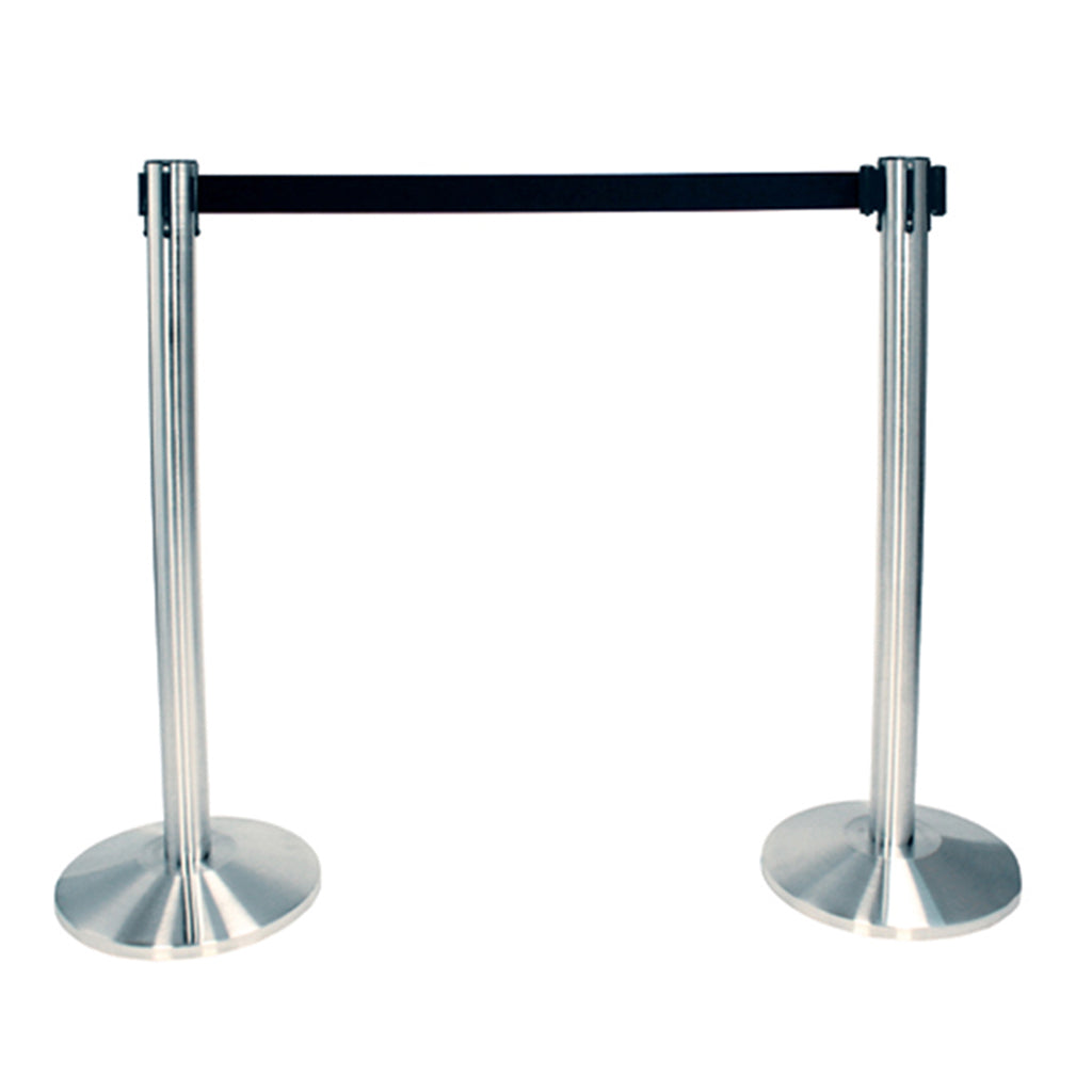 Retractable Chrome Stanchion (5')