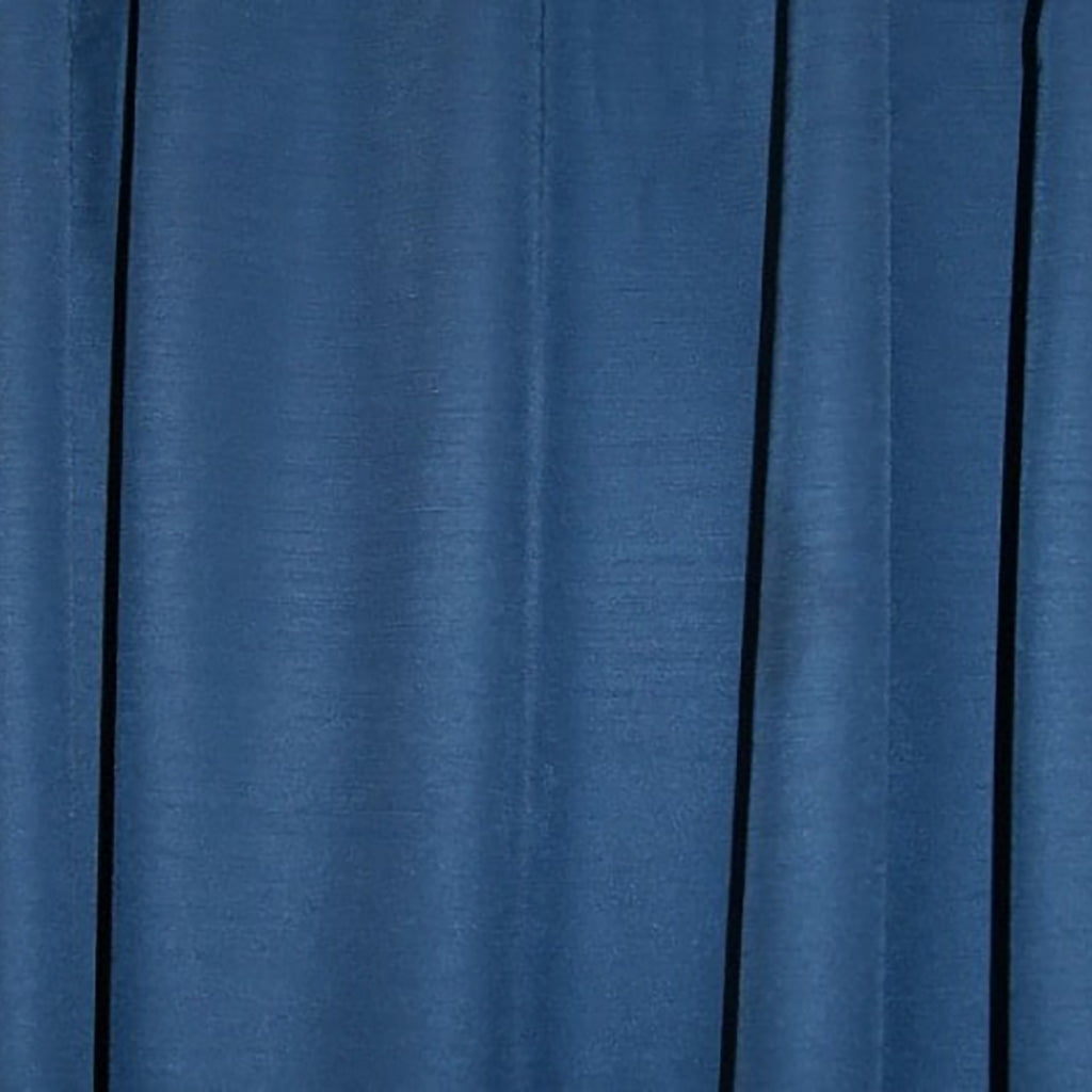 Blue Faux Silk