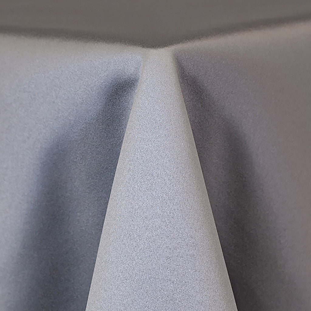Silver Matte Satin Linen