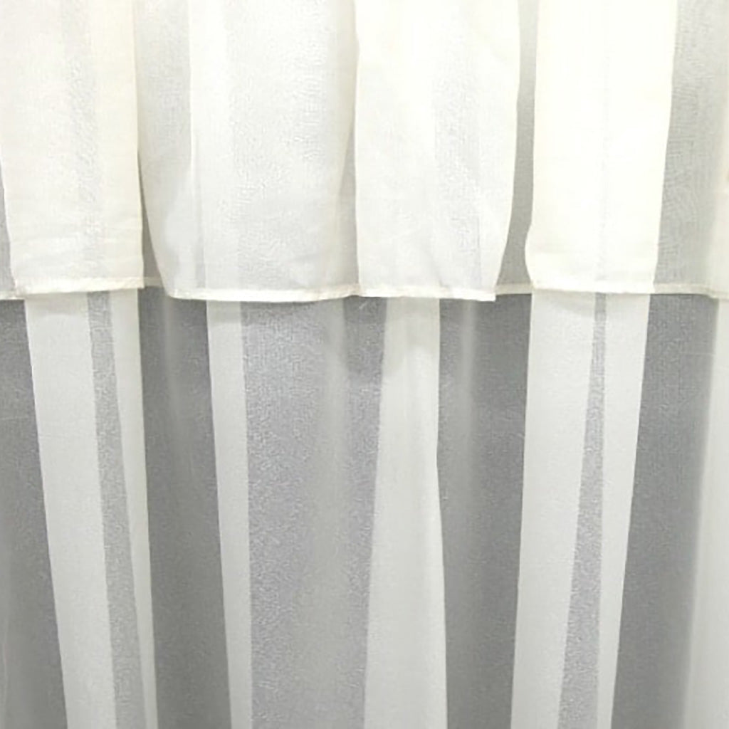 Ivory Sheer With Valance