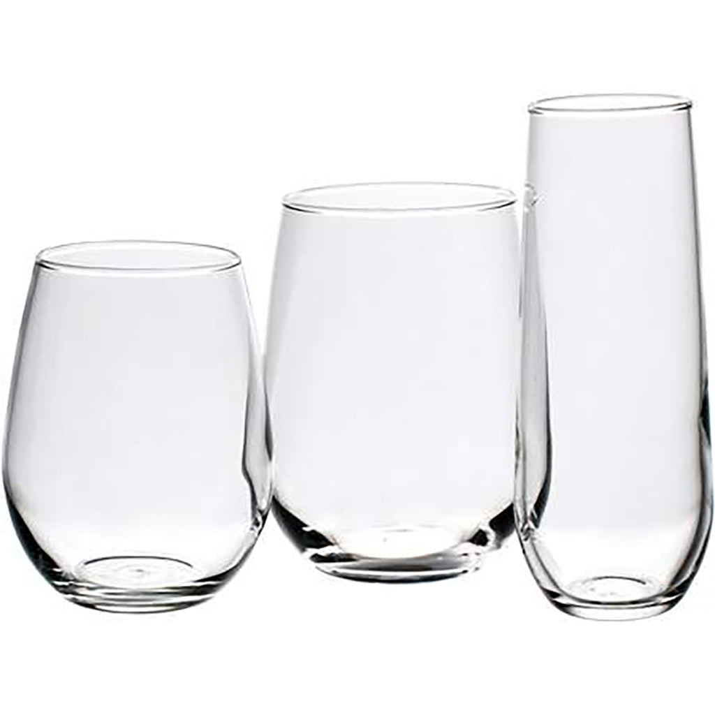 Stemless Glassware Set