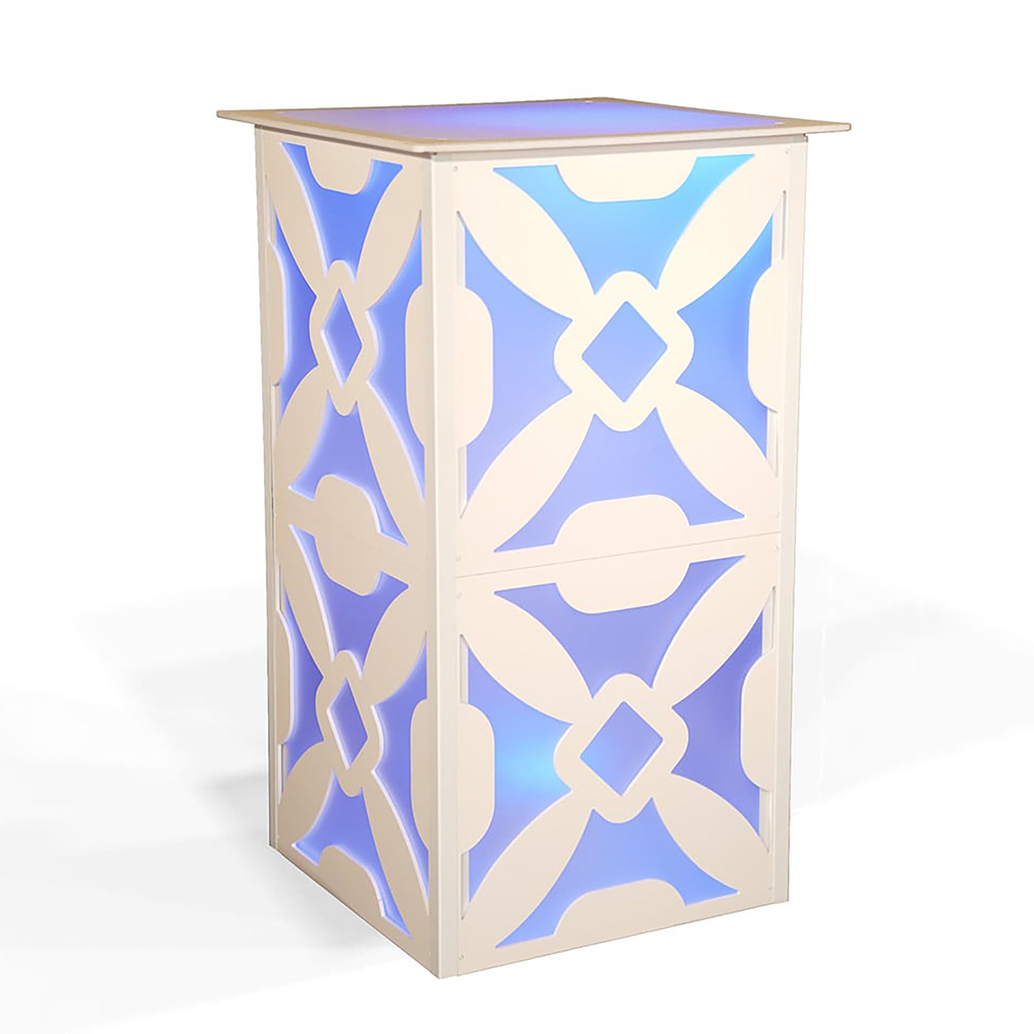 Style Tyle Lattice Highboy Table