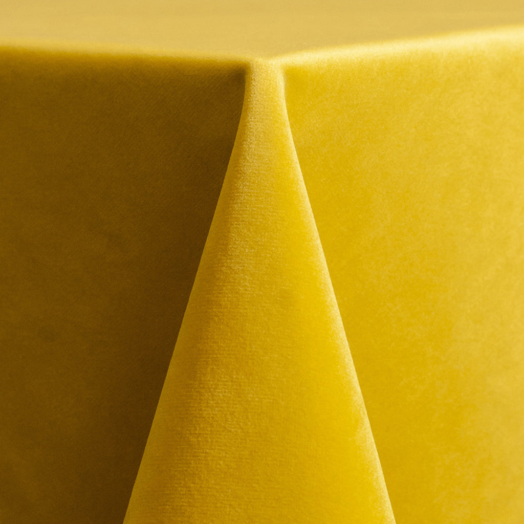 Sunshine Yellow Velvet Linen