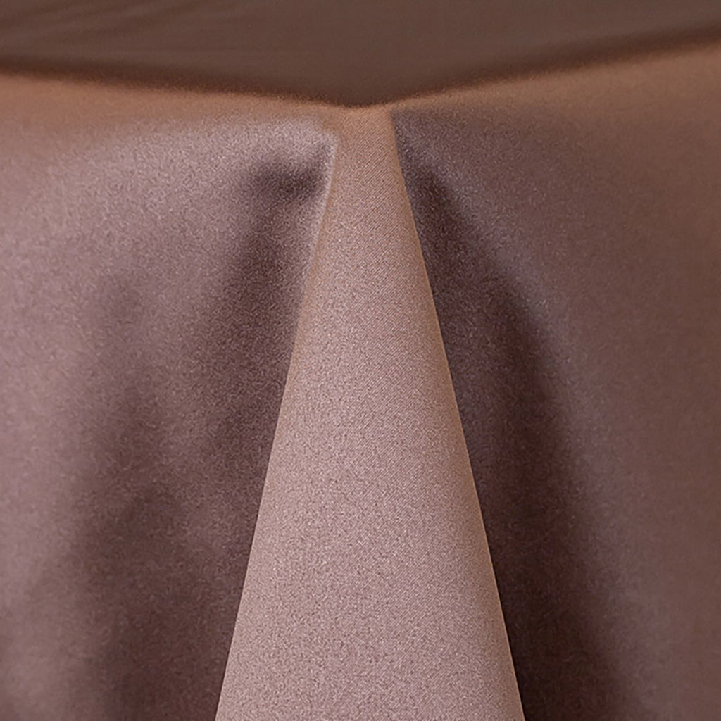 Taupe Matte Satin Linen