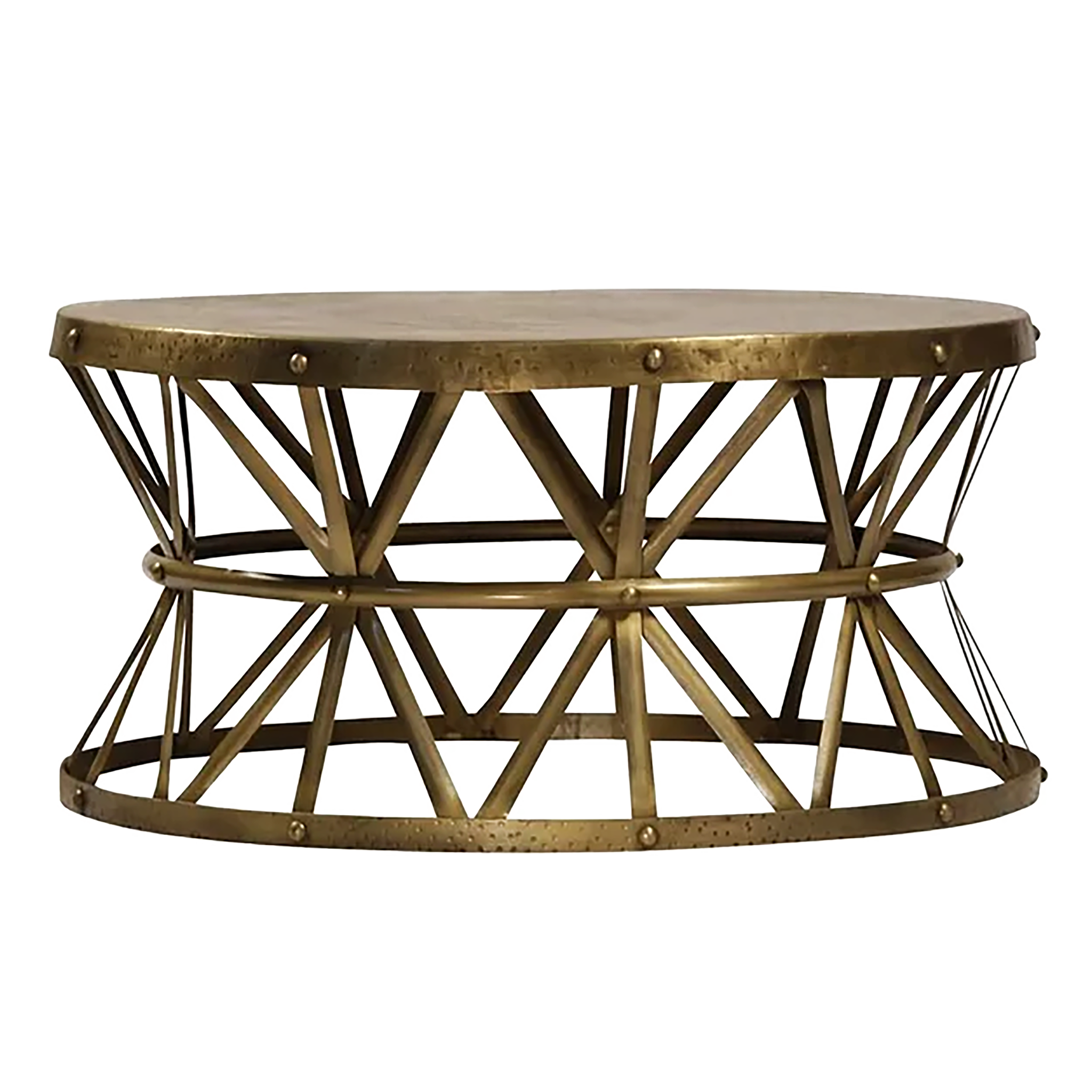 Telford Brass Coffee Table