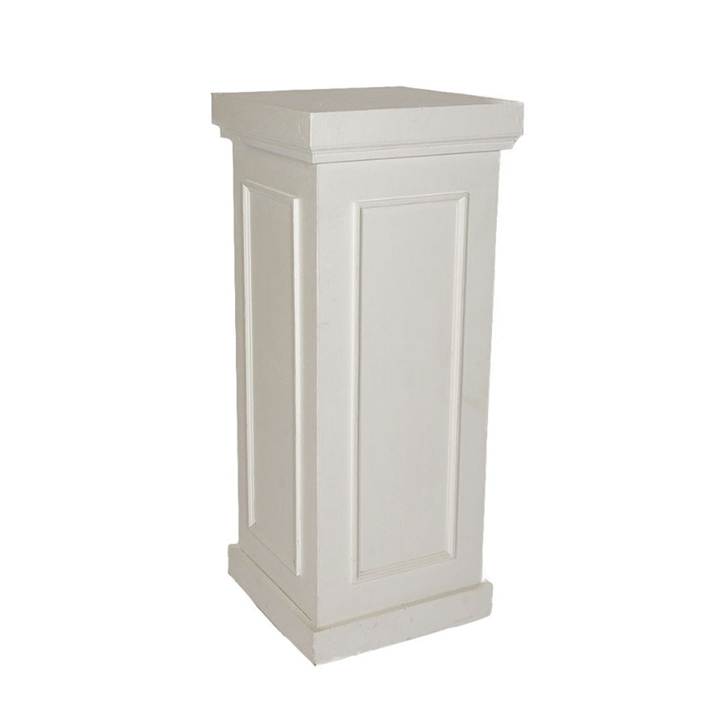 Trimmed White Tall Column